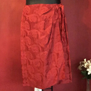 TALBOTS PETITES WRAP SKIRT SIZE 6P